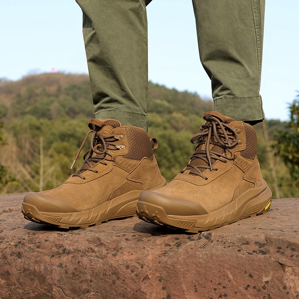 Men's Waterproof Military Tactical Work Boots - COYOTE - 7